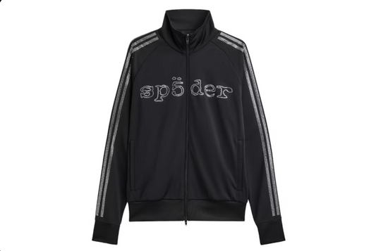 adidas x Sp5der Rhinestone Track Top Black