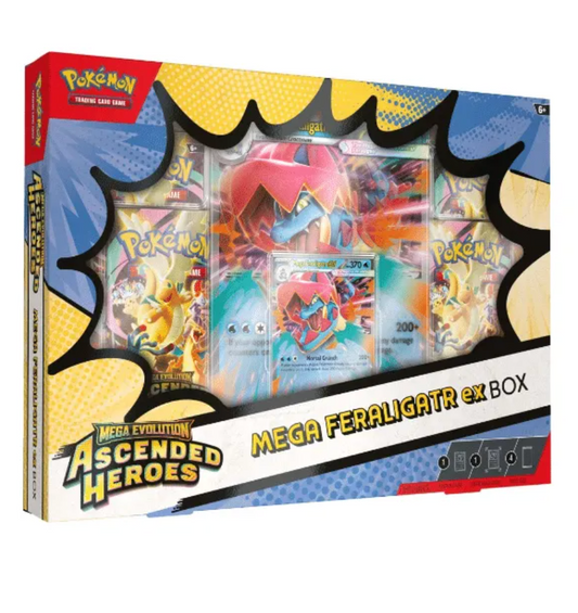 Pokemon TCG Mega Feraligatr ex Box 