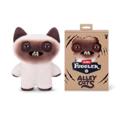 Fuggler Alley Cats Plush: Gato Siamés