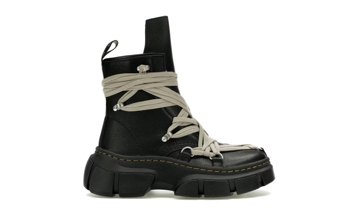 Dr. Martens 1460 DMXL Mega Lace Boot Rick Owens Black