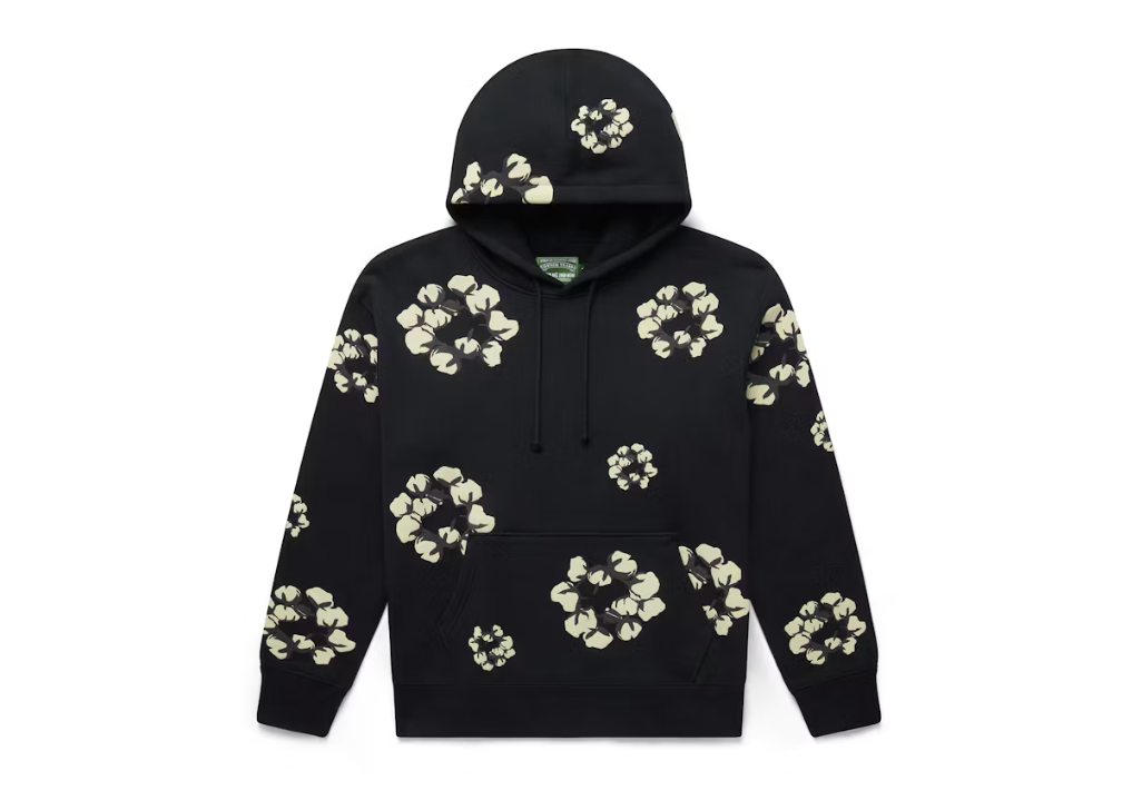 Denim Tears x CPFM Cactus Tears Wreath Hoodie Black