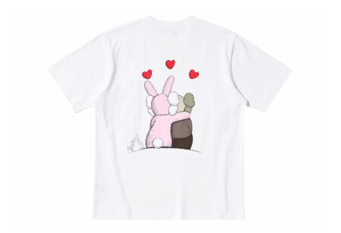 KAWS x Warhol UT Graphic 476350 T-shirt (Asia Sizing) White