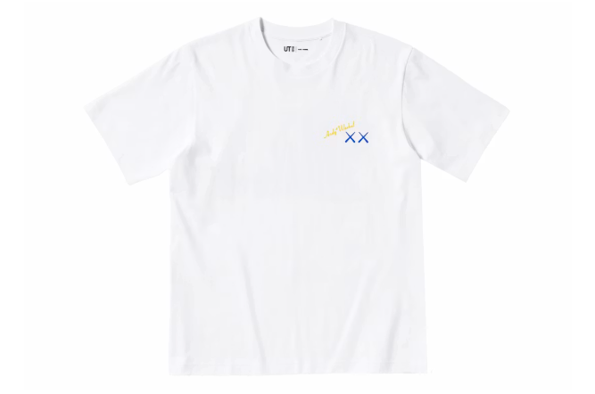KAWS x Warhol UT Graphic 471321 T-shirt (Asia Sizing) White
