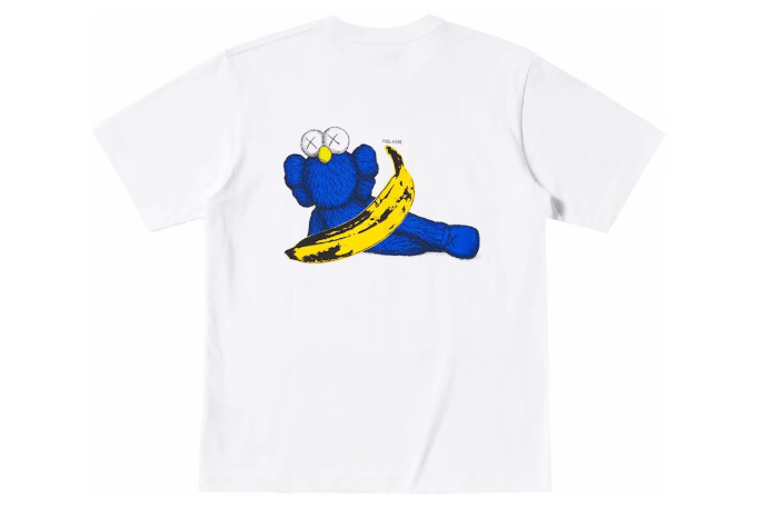 KAWS x Warhol UT Graphic 471321 T-shirt (Asia Sizing) White