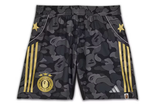 adidas x BAPE Football Slim Shorts Black