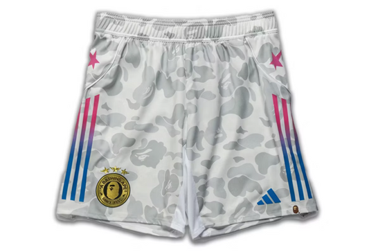 adidas x BAPE Football Slim Shorts White