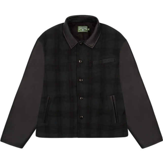 Denim Tears Black And Tartan Jacket 'Black'