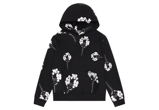 Denim Tears Hardies Tears Fist Wreath Hoodie Black