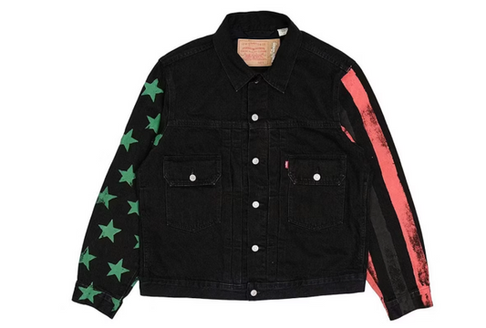 Denim Tears x CPFM 4th of July Denim Plant Jacket Black