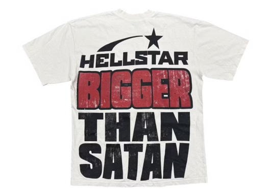 Hellstar Bigger Than Satan T-shirt White