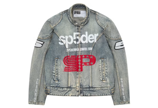 Sp5der Motorsport Denim Jacket Indigo