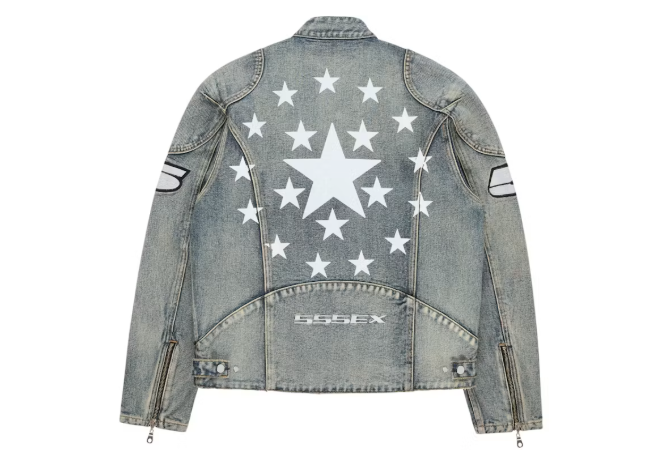 Sp5der Motorsport Denim Jacket Indigo