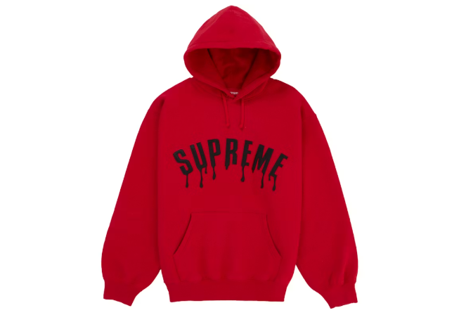 Supreme Ghostface Arc Hooded Sweatshirt Red