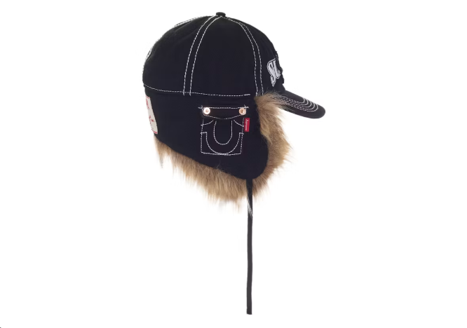 Supreme True Religion Earflap 5-Panel Black