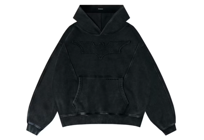 YoungLA x Batman Stealth Hoodie Black Wash