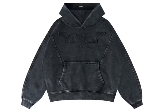 YoungLA x Batman Stealth Hoodie Grey Wash
