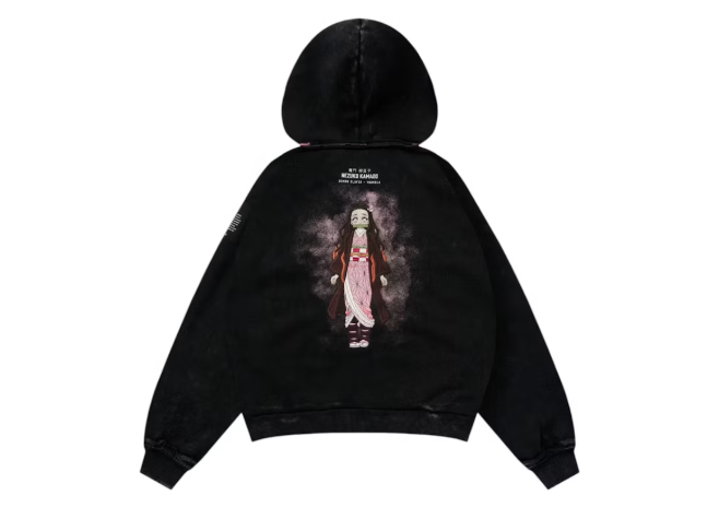YoungLA x Demon Slayer: Kimetsu no Yaiba Zip Up Hoodie Nezuko