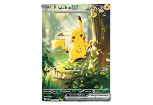Pikachu ex 2026 Pokémon Ascended Heroes Special Illustration Rare 276/217 (Ungraded)