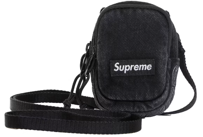 Supreme denim mini utility bag black