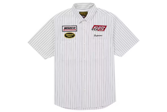 Supreme Vanson Leathers S/S Work Shirt Stripe