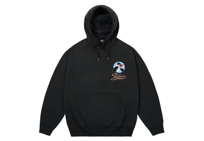 Palace x UGG Looney Tunes Hoodie Black