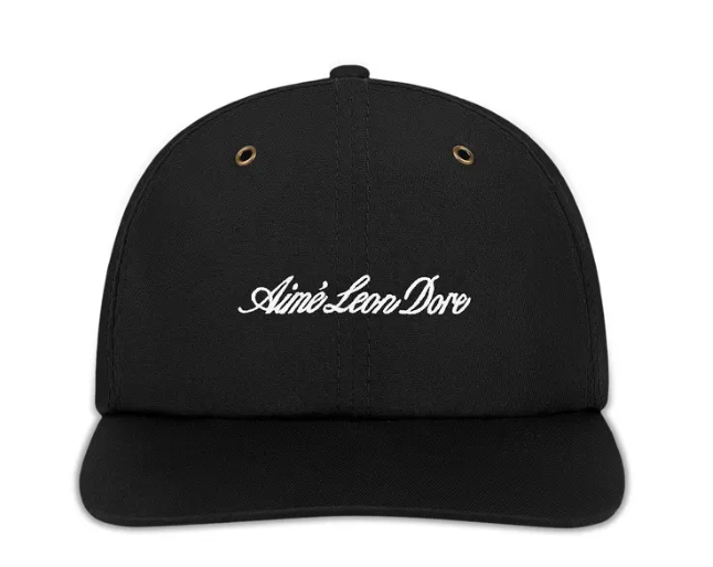 Aimé Leon Dore Embroidered Script Sport Hat 'Jet Black'