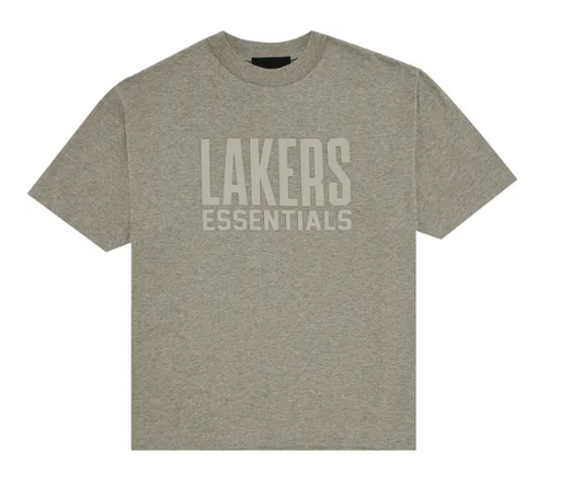 Fear of God Essentials x NBA Lakers Tee 'Warm Heather'