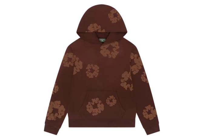 Denim Tears Mono Cotton Wreath Hoodie Brown