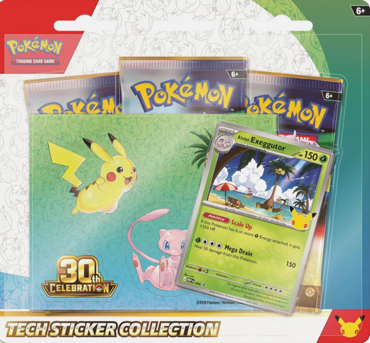 30th Celebration Tech Sticker (Exeggutor)