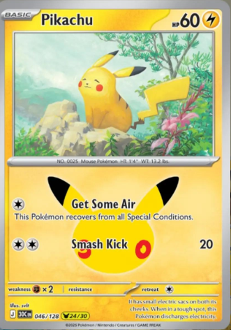Pikachu 30th Anniversary 24/30