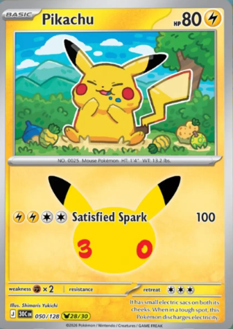 Pikachu 30th Anniversary 28/30