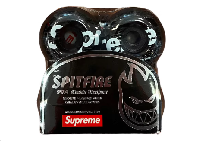 Supreme x Spitfire Shop Wheels Black