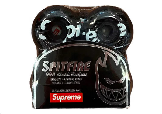 Supreme x Spitfire Shop Wheels Black