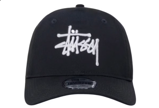 Stussy New Era 9Twenty Basic Strapback Black