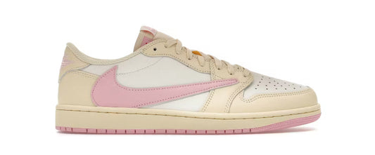 Jordan 1 Retro Low OG SP Travis Scott Sail Shy Pink
