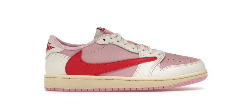 Jordan 1 Retro Low OG SP Travis Scott Sail Tropical Pink