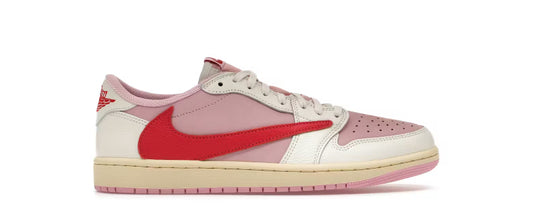 Jordan 1 Retro Low OG SP Travis Scott Sail Tropical Pink