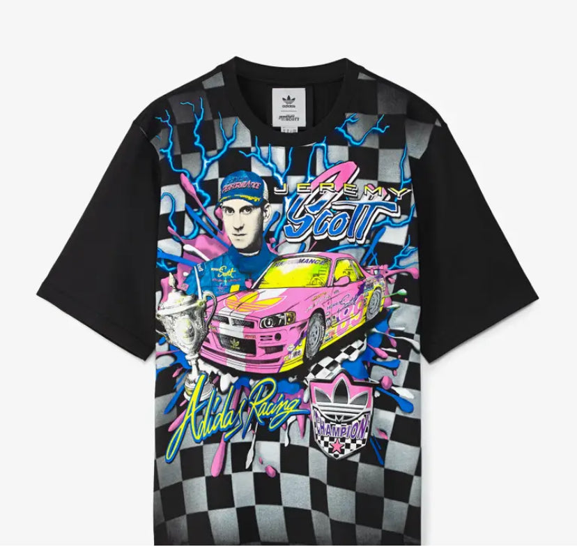 Adidas Rally T-Shirt x Jeremy Scott Black