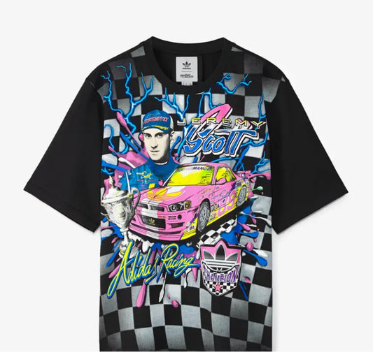 Adidas Rally T-Shirt x Jeremy Scott Black