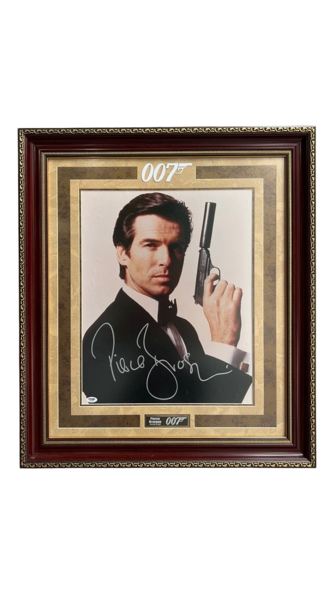 Cuadro Firmado Por Pierce Brosnan “James Bond”