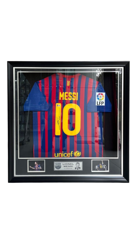 Jersey Barcelona Firmada Por Lionel Messi