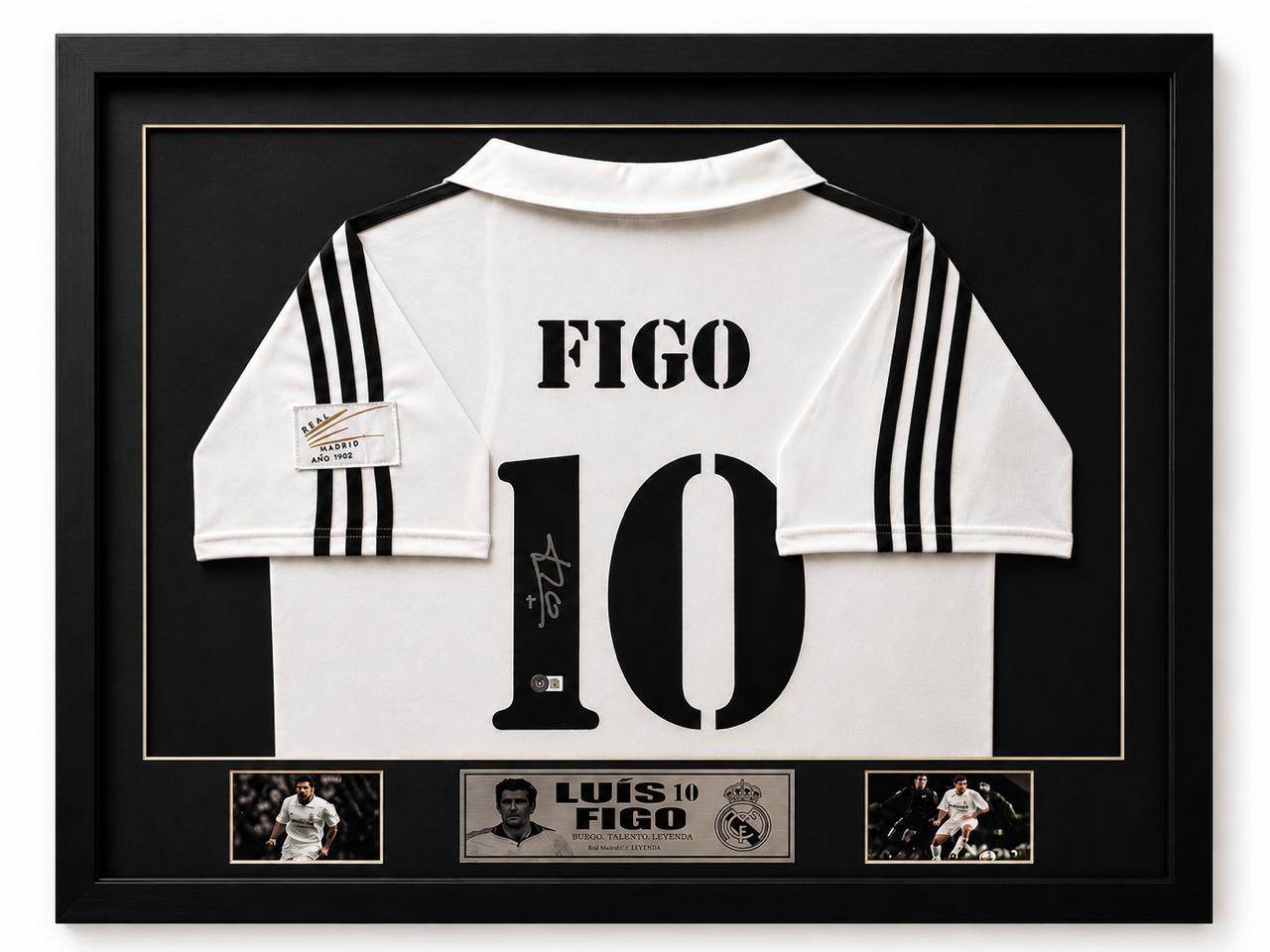 Jersey Firmada Por Luis Figo