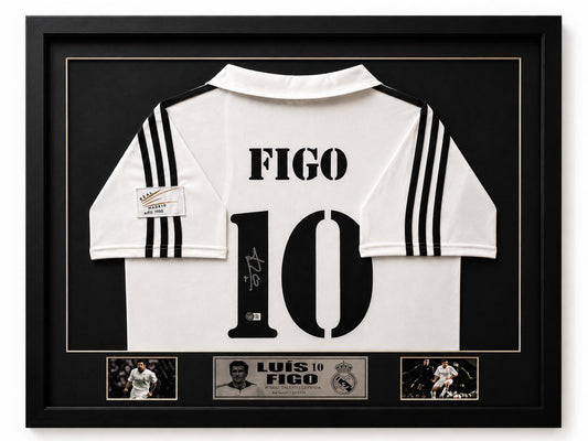 Jersey Firmada Por Luis Figo