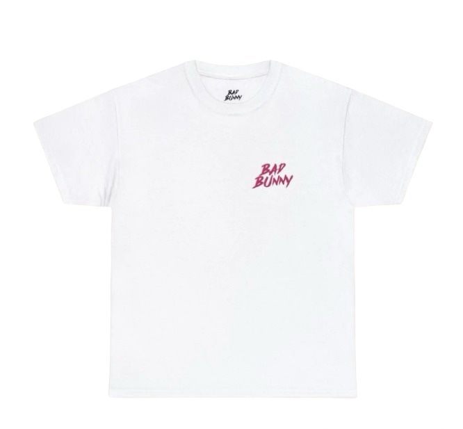 Bad Bunny Tee White/Pink