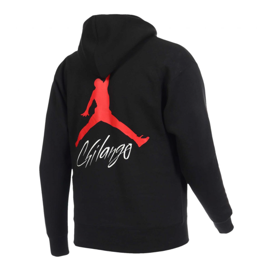 Mens Jordan Air Chilango Hoodie Black Gallery CDMX