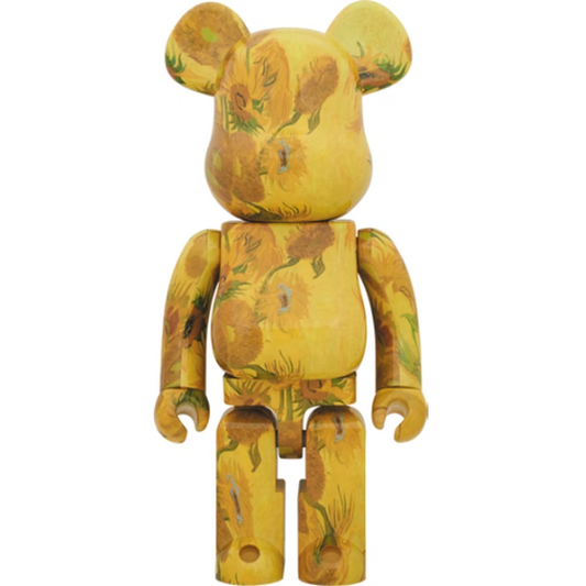Bearbrick Van Gogh amarillo 1000%