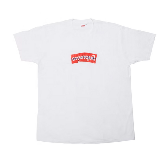 Supreme Comme Des Garcons SHIRT Box Logo Tee White