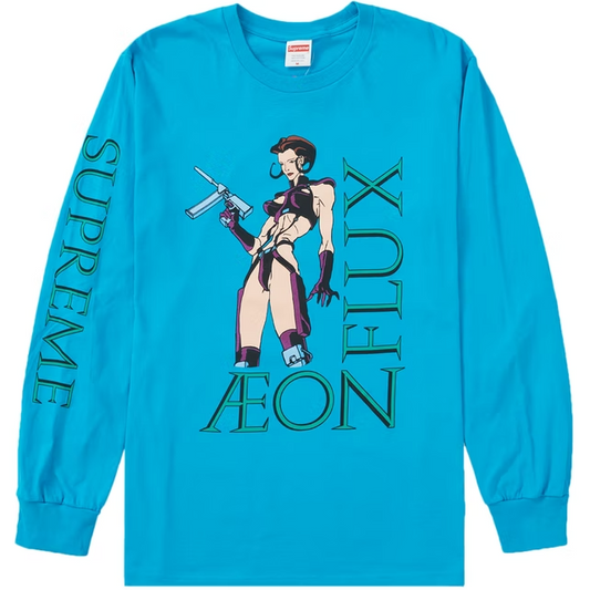 Supreme Aeon Flux L/S Tee Bright Blue