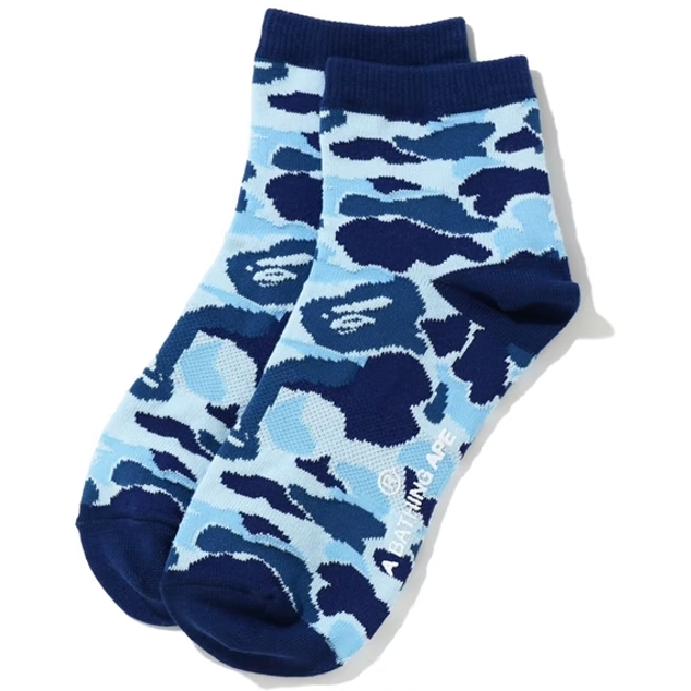 BAPE ABC Camo Ankle Socks (SS20) Blue