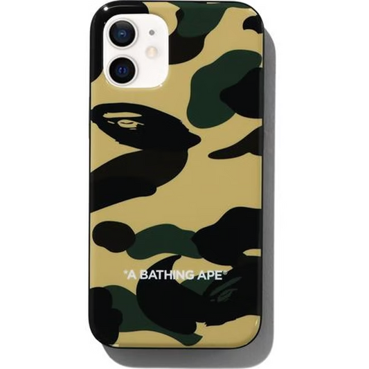 BAPE 1st Camo iPhone 12 Mini Case Yellow